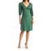 Amelia Ruched Wrap Dress