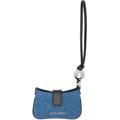 Blue 'le Porte Bisou' Denim Coin Pouch