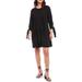 Tie Sleeve Shift Dress