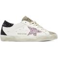 White & Taupe Super-star Sneakers