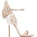 White Evangeline Heeled Sandals