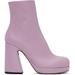 Purple Forma Platform Boots