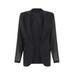 Sheer Sleeved Tailored Blazer