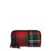 Patchwork Tartan Zip Wallet