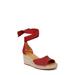 Casey Ankle Wrap Espadrille Platform Wedge Sandal