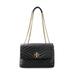 Kira Chevron Convertible Leather Shoulder Bag