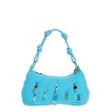 Poppy Purse Swarovski Crystal Embellished Plush Shoulder Bag