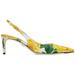 Dolce&gabbana Yellow Slingback Heels