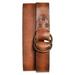 Double O-ring Leather Belt
