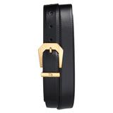 Western Buckle Leather Belt