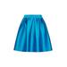 Elastic Waist Flared Mini Skirt
