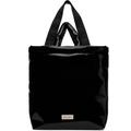 Black North South Faux-leather Tote
