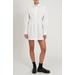 Joey Pleated Long Sleeve Minidress