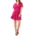 Halogen(r) Flutter Sleeve Tiered Ruffle Chiffon Dress