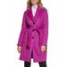 Belted Wool Blend Patch Pocket Coat