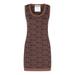 Brown Virgin Wool Dress