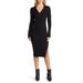 Milla Long Sleeve Body-con Rib Sweater Dress