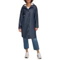 Water Resistant Hooded Long Rain Jacket