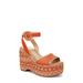 Amber Espadrille Platform Ankle Strap Sandal