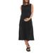 Carol Cutout Rib Midi A-line Maternity Dress