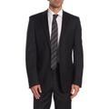 Solid Black Slim Fit Suit Suit Separates Jacket