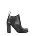 Storm Leather Black Ankle Boots