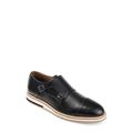 Thatcher Perforated Leather Monk Strap Derby