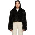 Hook-eye Faux-fur Jacket