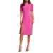 Gloria Front Zip Sheath Dress