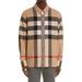 Hague Archieve Check Zip Front Cotton Flannel Shirt Jacket