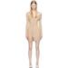 Beige Le Chouchou 'la Robe Maille Colin' Minidress