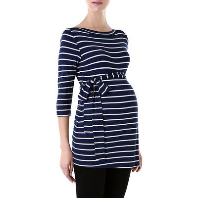 'whitney' Stripe Belted Maternity Top