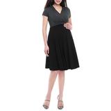 Sarah Faux Wrap Maternity/nursing Dress