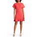 Ruffle Hem Short Sleeve Dress