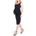 Ruched Maternity Tank Dress