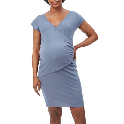 Drop Shoulder Maternity/nursing Dress