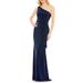 One-shoulder Jersey Sheath Gown