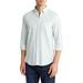 Linen Blend Woven Solid Button-down Shirt