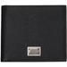 Dolce&gabbana Black Calfskin Bifold Logo Tag Wallet