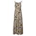 Kyra Floral Tie Strap Maxi Dress