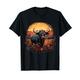 Buffalo Nature Savanna Bison Wildlife Safari Tierkunst T-Shirt