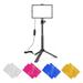 LED Video Light Kit 8inch Dimmable Photography LED Fill Light Panel with Adjustable Tripod Stand for Video Recording