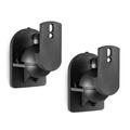 2 pcs Nylon Speaker Wall Mount Brackets Adjustable Bracket for Bookshelf Surround Sound Speakers