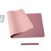 Desk pad 60 x 30cm PU desk pad laptop desk pad waterproof desk pad for office or home use double-sided Purple / Pink