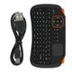 2.4G Wireless Keypad for Android Remote Control 83-Key USB Mini Keyboard with Touchpad