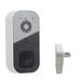 ESULOMP Smart Wireless Remote Video Doorbell Intelligent Visual Doorbell Home Intercom HD Night Vision Wifi Rechargeable Security Door Doorbell