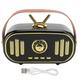 Mini Portable Retro Wireless Bluetooth Speaker Rechargeable Plugâ€‘in Card Music Player