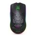 Gaming Mouse with 6400 DPI Optical Sensor Gaming Mouse 6 Programmable Buttons Ergonomic PC Mouse-Black