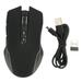 Wireless Mouse 2.4G Rechargeable USB RGB Professional Grade Optical Sensor Gaming Mechanical Mouse Black