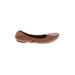 Lucky Brand Flats: Brown Solid Shoes - Women's Size 7 1/2 - Round Toe